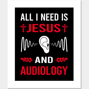I Need Jesus And Audiology Audiologist Posters and Art